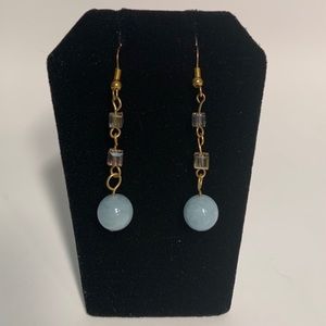 Gemstone glass Earrings